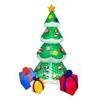 クリスマスの装飾インフレータブルツリー面白い装飾明るい飾りのある冬の屋外芝生フェスティバル231202