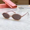 Sunglasses From THE RUNWAY M Regard sunglasses fashionable retro men and women acetate oval frame thin edge and ultra flat lens temple with metal niu symbol SMU04ZF st