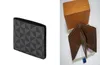 Designers Paris Plaid Style High-End Herr Wallet Credit Card Holder Purse Men Walls Luxury Billfold Handväskor Purses Money Clips 999