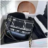 Três conjuntos de bolsas de grife hobo bolsas femininas chian ombro pano de lã bolsa moda crossbody conjuntos de presente