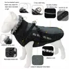 Dog Apparel Jacket Winter Coat Dogs Clothes Warm Plush Collar Waterproof Windproof Pet Hiking Camping With Zipper Reflective
