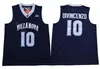 Villanova Wildcats College 10 Donte Divincenzo Männer Basketball 25 Mikal Bridges 1 Jalen Brunson Trikots Marineblau Weiße Uniform