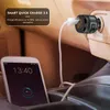 جهاز إرسال Bluetooth 5.0 FM للسيارة اللاسلكية FM Radio Adapter Adapter Music Player FM Transmitter/Car Kit مع اتصال خالي من اليدين وشاحن منافذ USB دعم USB Drive