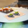 Conjuntos de louça 8 pcs placa de jantar de madeira placa doméstica aperitivo nozes placas prato criativo bandeja molho