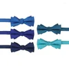 Bow Ties skräddare Smith Men Bowties Classic Satin Bowtie Wedding Party Justerbar Solid Colorful Neck Cravat