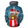 Mannen Hoodies 2023 Mannen Hoodie Leuke Ondeugende Goed opgevoede En Grappige Kerstsneeuwman Gedrukt Casual Stijl 3D Mannelijke hoody