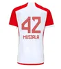 23 24 Camisa de Futebol KANE 2023 2024 Camisa de Futebol SANE GORETZKA GNABRY Camisa de Futebol Homens Kits Kids KIMMICH Fãs Jogador Bayern de Munique JOAO CANCELO Neuer