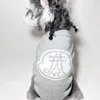 Designer Dog Clothes Brands Dog Apparel Dogs Pullover Sweater Cold Weather Outfit Warm Pets Jacket Small Pet Winter Vest Easy on Puppy Boy Girl Sweaters Gray S A479