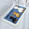 Cartoon Bathroom Water Absorption Anti Slip Mat Bedroom Children's Room Carpet Cute Duckling Door