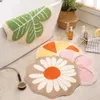 Modern Flocking Modeling Home Entry Floor Mat Bedroom Bathroom Door Water Absorption Non Slip Foot