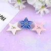 Pins Brooches 25pcs LED Light Pin Star Flashing Badge Brooch Breastpin Sweater Shawl Scarf Buckle for Valentines Day Christmas 231202