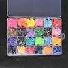 Nail Art Decorations 24000pcs m Resin Non fix Rhinestones 24*1000 Mix Jelly Colorful Nail Art FlatBack Glitters Gems Stones In 24Girds Box * 231202