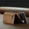 Removable Folio Leather Phone Case for iPhone 15 14 13 12 11 Pro Max Samsung Galaxy S24 S23 S22 S21 Ultra S23FE Google Pixel 8 8Pro Multiple Card Slots 2 in 1 Wallet Shell