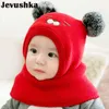 Kaps hattar födda baby vinter hatt varm foder tecknad tiger nack hatt baby flicka och baby pojke beanie barn hat ht19031 231202