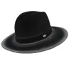 Bérets B-7193 hommes européens américains laine Fedoras chapeau mâle britannique rétro Fedora casquette fête Banquet décontracté mode Vintage chapeaux