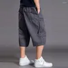 Shorts pour hommes 6XL Plus Taille Hommes 3/4 Cargo Summer Outdoor Coton Multi-poche Séchage rapide Lâche Léger Tactique Chasse