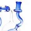 Heady Cam Bongs Nargile/alıngan Okyanus Yaratık Petrol Teçhizatı 14mm Dab Rig Bong Su Borusu