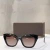 Óculos de sol de olho gato preto/marrom sombreado feminino designer óculos de sol tons sunnies gafas de sol uv400 óculos com caixa