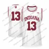 Custom Indiana Hoosiers College Basketball Any Name Number Red White 4 Trayce Jackson-davis Oladipo 0 Langford 11 Thomas Men Youth Jersey