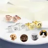 Collane con ciondolo Gemelli personalizzati Ritratto di animale domestico Gemelli personalizzati Po Regalo di San Valentino per lui Memoriale del padre 231202