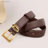 24SS Diesal Belt American D-letter for Women 2023 New Minimalist Needle Buckle Layer Cowhide Women's Belt Disel