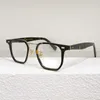 Solglasögon ramar japanska Eyev M-896 Rund acetat myopia stilfulla män glasögon kvinnor guld retro recept med full fall