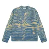Acne's new autumn and winter product water wave pattern sea horse hair high street loose and thickened men's and women's pullover