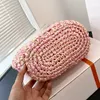 Designerka torba crossbody Bag torba plażowa 23p Łańcuchowa trawa tkanina torba posesarzana trawa trawna z tle warzywna projektanci plecak projektanci torby na ramię