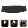 Ceintures Corset noir hommes accessoires de Costume Cummerbund mâle smoking Costume marié homme