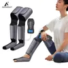Fotmassager Electric Air Compression Foot Leg Massager Cirkulation Övningsutövare Full terapi Shiatsu Calf Lårkomprimering Massage Smärtlindring 231202