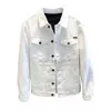 Męskie kurtki dla męskich, swobodna szczupła biała kurtka, codzienna dżinsowa kurtka robocza 231202