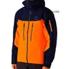 Designer-Jacken von Arcterys, authentische Arc-Mäntel für Herren, Big Bird ALPHA SV JACKET LNY Year of the Tiger Limited Blue Orange Blocked Waterproof Sprint Jacket WN-0TNO