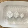 Baking Tools 3Pcs Tree Leaves Biscuit Mold Cute Minimalist Small Flipping Sugar Embossing Cake Decoration Fondant Tool