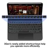 لوحات المفاتيح Goojodoq Magic Keyboard for iPad Pro 11 12 9 129 Air 4 5 Generation 6th 5th 4th 3rd gen cover 231202