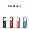 Türschlösser Rotes Mini-Fingerabdruck-Vorhängeschloss Smart Touch Lock USB Keyless Anti-Diebstahl für Reisekoffer Schubladenschrank 231202