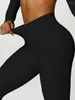 Pantaloni attivi Donne ad alta vita con leggings sport yoga asciugatura rapida palestra stretta slim danza da corsa da allenamento pilites pantaloni