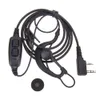 PTT Pin Dual 2 Earpiece Headset Mic for Baofeng UV-82 UV-8D Walkie Talkies UV-8