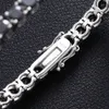 Dropshipping Fijne Sieraden Nieuw Item Vrouwen Sterling Sier Blue VVS Moissanite Diamond Tennis Chain Armband