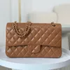 10A Replicatie van het hoogste niveau Luxe Ketentas Designer Crossbody Tas Handtassen Lamsleer Echt leer Flap Bag 25 cm Avondtasje Met Doos Gratis Verzending CH007