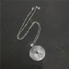 Сублимационная пустая фотография, круглые ожерелья, подвески с цепочками из нержавеющей стали, расходные материалы для печати по прейскуранту завода-изготовителя