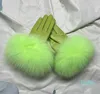 Guanti a cinque dita Guanti in pelle da donna invernali caldi articoli di moda in peluche naturale oversize personalizzati