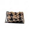 7a Famous Designer Crossbody Bag French Brand Shoulder Luxurious Women Woven Wallet Autumn and Winter Woolen Underarm with Mini Classic Coin Card Holder