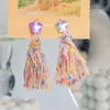 Mode Bohemen Kwastje Oorbellen voor Vrouwen Lange Tassel Dangle Earring Leuke Ster Kerst Oorbel Party Sieraden Geschenken