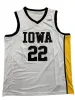 Iowa "hawkeyes" Basketball Jersey NCAA College Caitlin Clark Size S-3XL All Ed Youth Men White Yellow Round V Collor