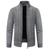 Herensweaters, gebreid vest, warme en slanke pasvorm, kasjmier, hoogwaardige kantoor-casual vesten