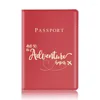 Titulaires de cartes PU Cuir Lover Couple Passeport Titulaire Voyage Couverture Cadeau de mariage