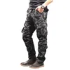 Outdoor Pants Military Camouflage Tactical Pants Multi-Pockets Cargo Pants Men Autumn Outdoor Hiking Trekking Climbing Sport Trousers Size 44 231202