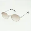 New Factory Outlet 1188008 Men's ultra light retro round sunglasses frame size: 55-22-135 mm