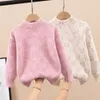 Sets Children's Sweater for Boys Winter Pullover Knitted Warm Sweaters Fashion Kids Tops 6 8 10 12 Years Teenage 110160 231202