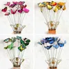 Garden Decorations Decoration Decor Ornament 10Pcs/Set Simulation Butterfly Stick Flower Pot Flowerpot Vase Bonsai Plant Lawn Decorat